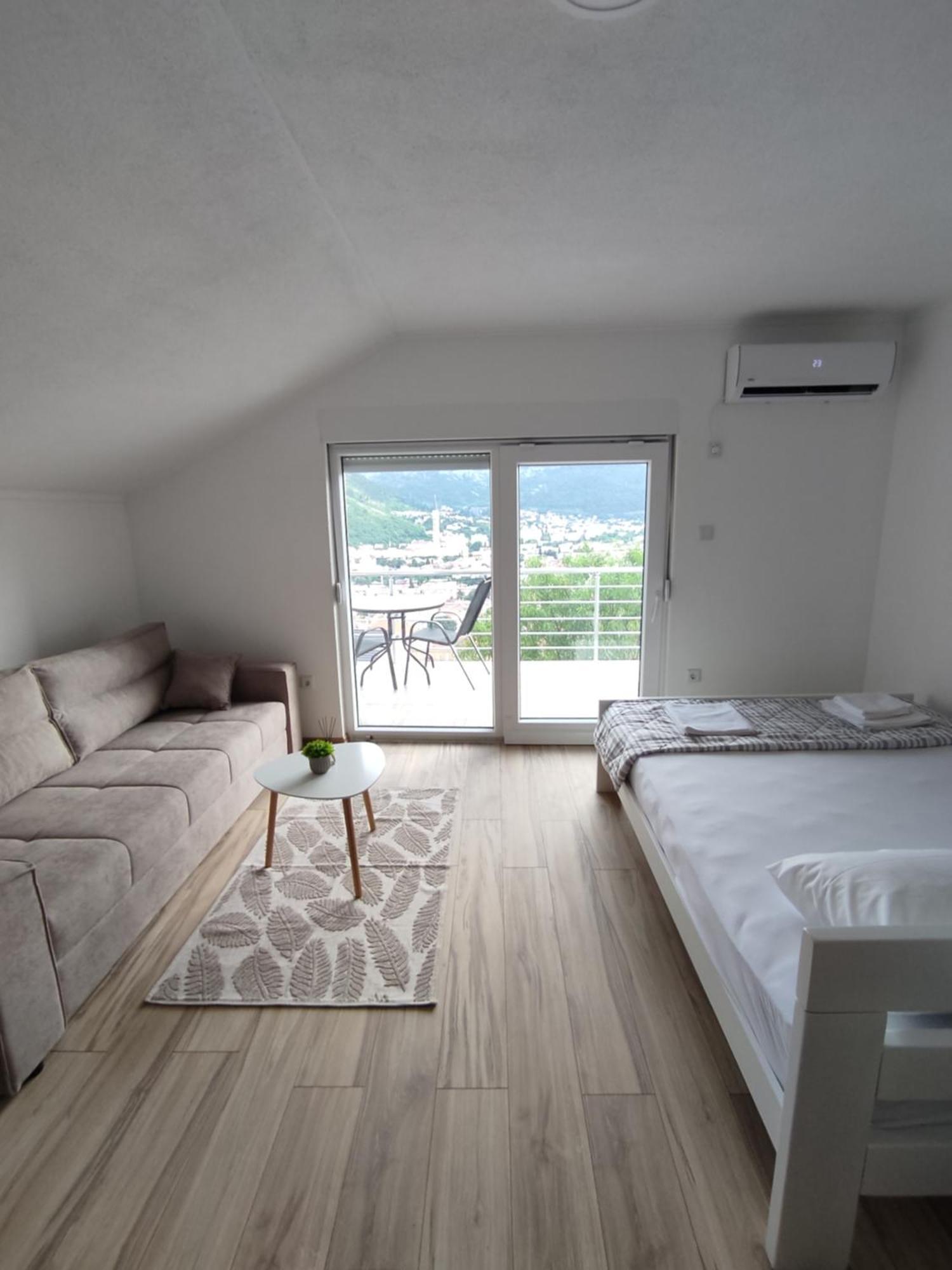 View Of The City - Studio Apartment Mostar Exteriér fotografie