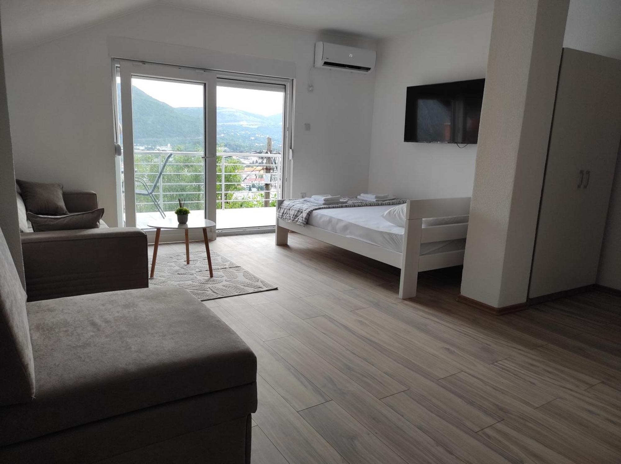 View Of The City - Studio Apartment Mostar Exteriér fotografie