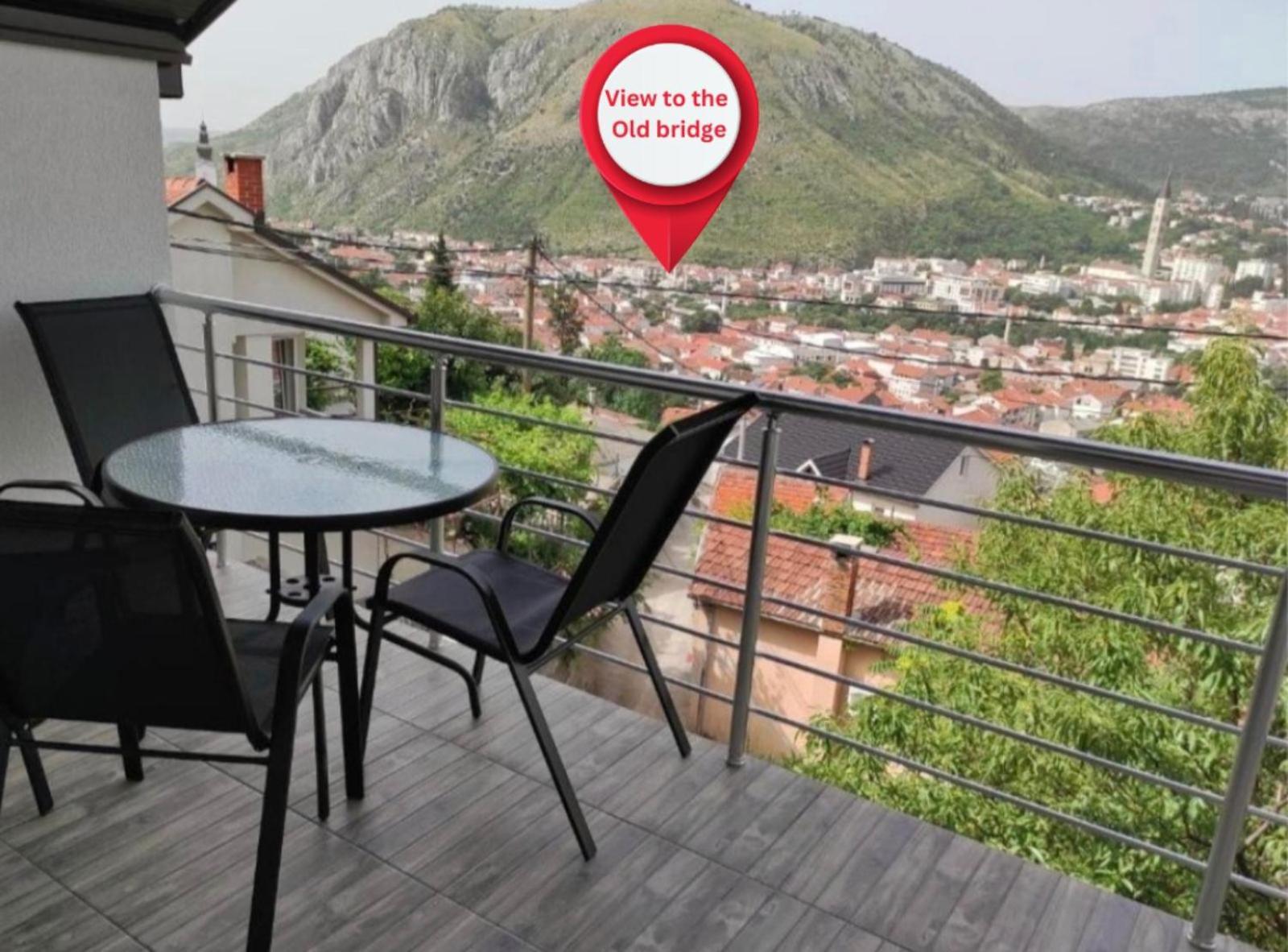 View Of The City - Studio Apartment Mostar Exteriér fotografie